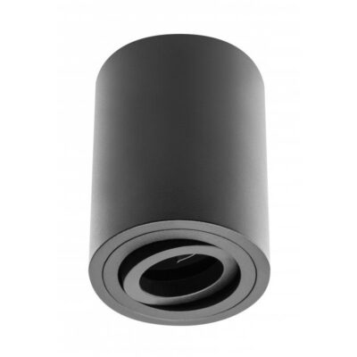 Pinnapealne laevalgusti SENSA, alumiinium, 85x115, IP20, max 50W, ümmargune, must korpus