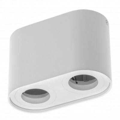 Laevalgusti SENSO DUO, alumiinium, 83x165x110, IP20, MAX 50W ümmargune valge