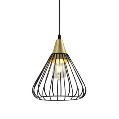 Laevalgusti TESS, 2394, AC220-240V, 50/60Hz, 1*E27, IP20, Diameeter 24 CM, must/kuld.