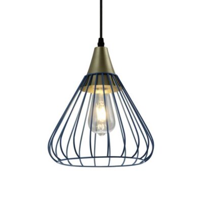 Laevalgusti TESS, 2578, AC220-240V, 50/60Hz, 1*E27, IP20, Diameeter 24 CM, ühekordne, sinine