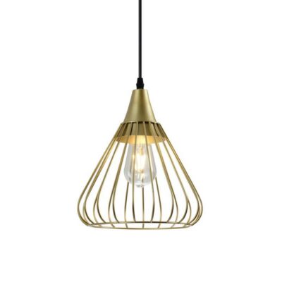 Laevalgusti TESS, 2516, AC220-240V, 50/60Hz, 1*E27, IP20, diameeter 24 cm, kuld