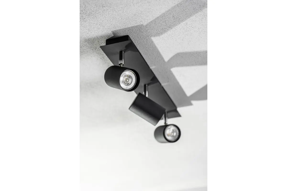 Laevalgusti Veneto, IP20, max. 20W, 3xGU10, ümmargune, must - Image 3