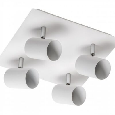 Laevalgusti Veneto, IP20, max. 20W, 4 x GU10, ümmargune/ruudukujuline, valge