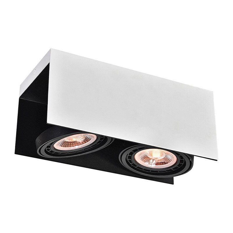 Laevalgusti Verso, 4250, AC220-240V, 50/60 Hz, IP 20, 2*GU10, ES111, topelt, valge/must