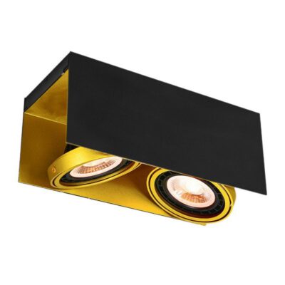 Laevalgusti Verso, 4212, AC220-240V, 50/60 Hz, IP 20, 2*GU10, ES111, topelt, must/kuld
