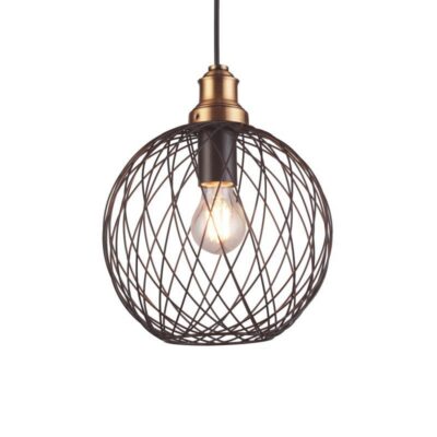 Laevalgusti VIELA 1,6972, AC220-240V, 50/60Hz, 1*E27, IP20, Diameeter 25 CM, must