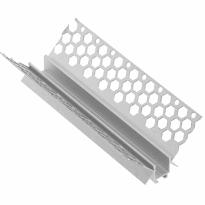 LED profiil GLAX nurga all, sisemine GK plaatidele 3m + tehniline korpus, mitte anodeeritud