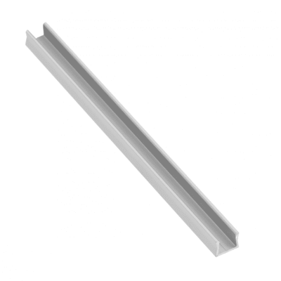 Alumiiniumprofiil LED mikro - rakendatud GLAX hõbedane L=3007 mm