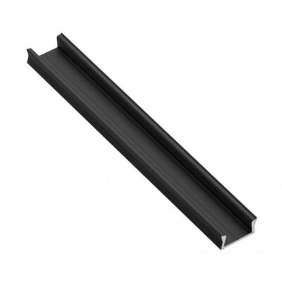 LED alumiiniumprofiil GLAX Mini must matt 2 m