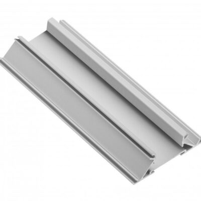 LED eraldusprofiil alumiinium, nurgaga (täidete ääristamiseks) GLAX hõbe L= 3007 mm