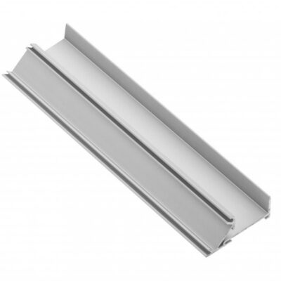LED alumiiniumprofiil sokkel, nurgaga (ääristuste täitmiseks) GLAX hõbe L= 3007 mm