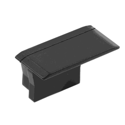 GLAX mini LED profiili kate flange kõrge must (10 tk blisteris)