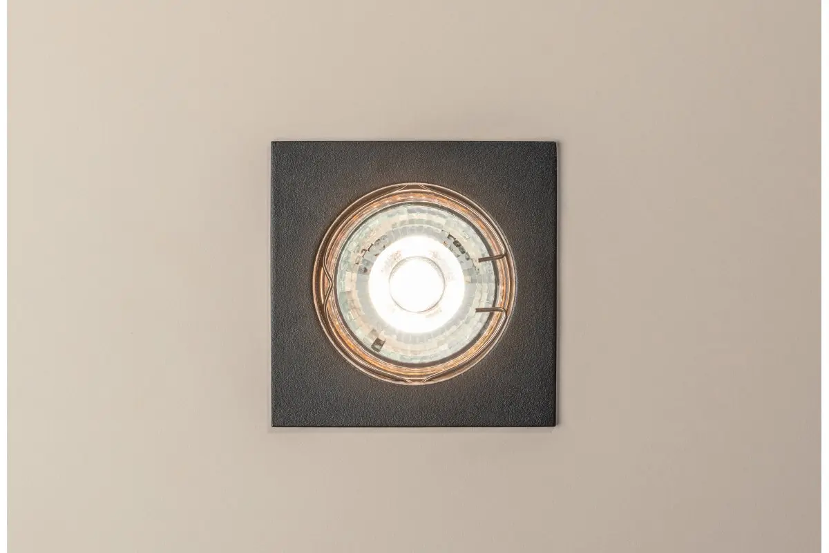 PORTO laevalgusti, IP20, ruudukujuline, must, Tüüp DS10 - Image 2