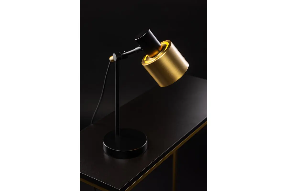 Laualamp Selvia II, 6072, max. 250V, 50/60Hz, 1*E14, max. 25 W, dia. 10 cm, IP20, kuld/must - Image 2