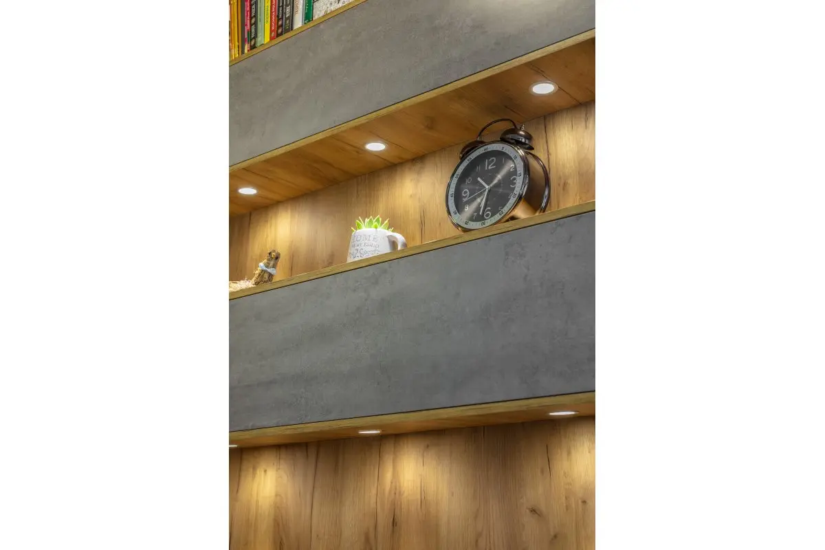 Süvistatav hõbedane LED valgusti Vasco kaugusega, 12V DC, 1.7W, 24 SMD3528, neutraalne, 200cm kaabel - Image 2