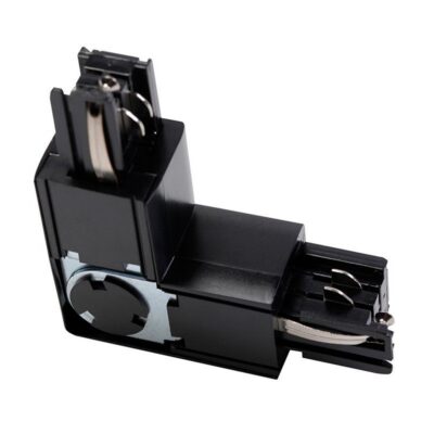L 90° reguleeritav ühendus X-RAIL kolmefaasilisele siinile, 101x101mm, sise/väline, must