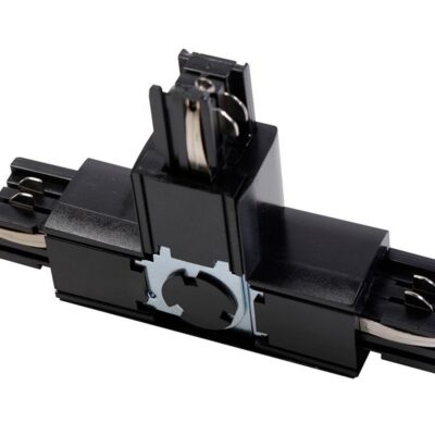T reguleeritav ühendus X-RAIL kolmefaasilisele siinile, 166x101mm, sise/väline, vasak, must