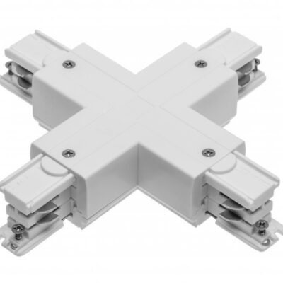 X ühendus X-RAIL kolmefaasilisele siinile, 166x166mm, valge