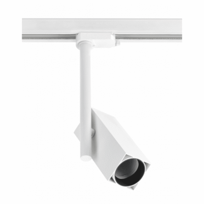 Siinivalgusti 1-faasi GROSSO, GU10, max. 20W, AC220-240V, 50/60Hz, IP20, ruudukujuline, valge