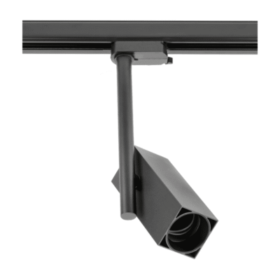 Siinivalgusti 1-faasi GROSSO, GU10, max. 20W, AC220-240V, 50/60Hz, IP20, ruudukujuline, must