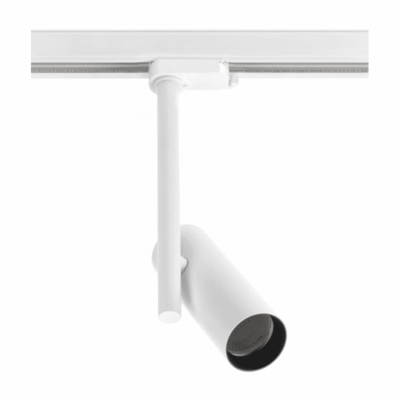Siinivalgusti 1-faasiline GROSSO, GU10, max. 20W, AC220-240V, 50/60Hz, IP20, ümmargune, valge