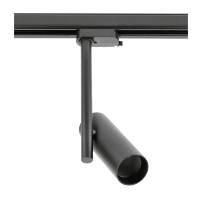 Siinivalgusti 1-faasi GROSSO, GU10, max. 20W, AC220-240V, 50/60Hz, IP20, ümmargune, must