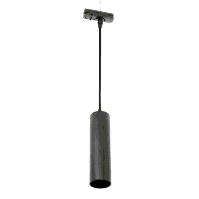 1-faasiline siinivalgusti, LAGOS II, max. 250V, 50/60Hz, GU10, IP20, max. 20W, Must