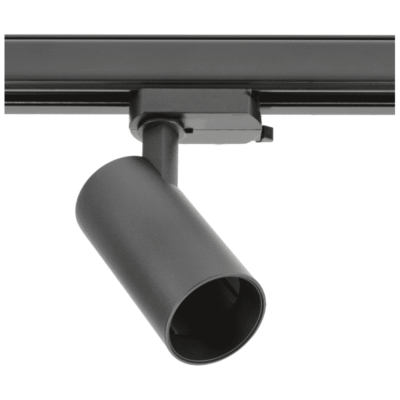 Siinivalgusti 1-faasi LIMA, GU10, max. 20W, AC220-240V, 50/60Hz, IP20, ümmargune, must