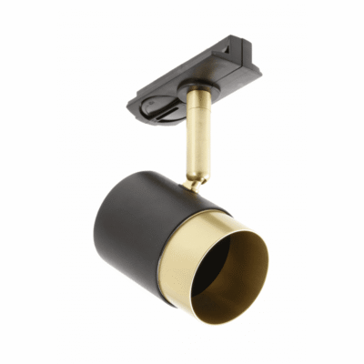 Siinivalgusti 1-faasilisele siinile, ORIO, GU10, max. 20W, AC220-240V, 50/60Hz, IP20, ümmargune, must