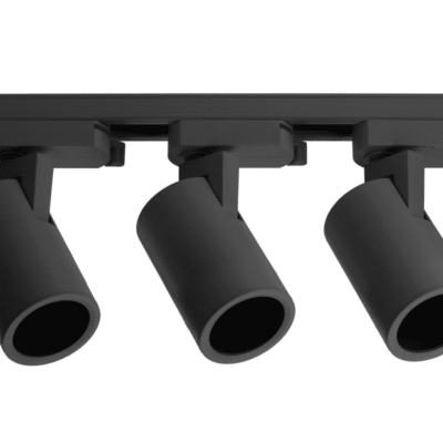 TRAX BIS komplekt, 3 siinivalgustit 1-faasilisele siinile, 1m, 3xGU10, max. 3x20W, AC220-240V, must