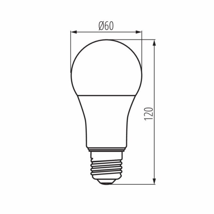 Led pirn E27 13,6w 2700K DIM - Image 3