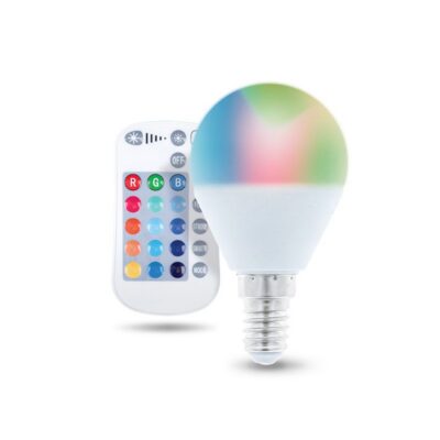 Led pirn E14 5w RGB+W