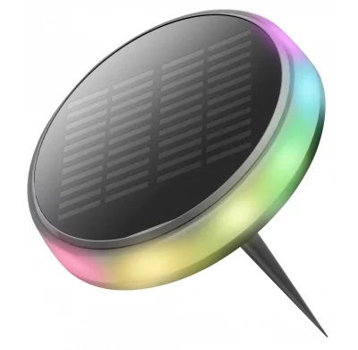 Päiksepaneeliga aiavalgusti 0,6w IP65 2000mA Rgb