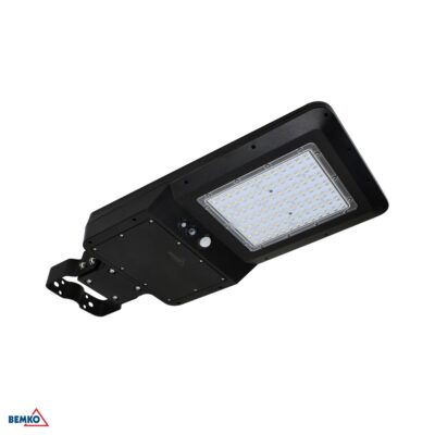 Päiksepaneeliga tänavavalgusti 40W 6000LM 4000K IP65 BLACK PIR