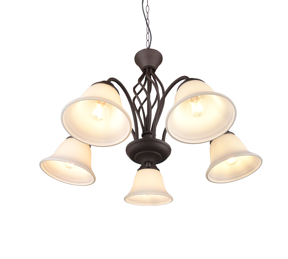 Rustica rippuv valgusti 5-pc E27 maalähedane - Image 4