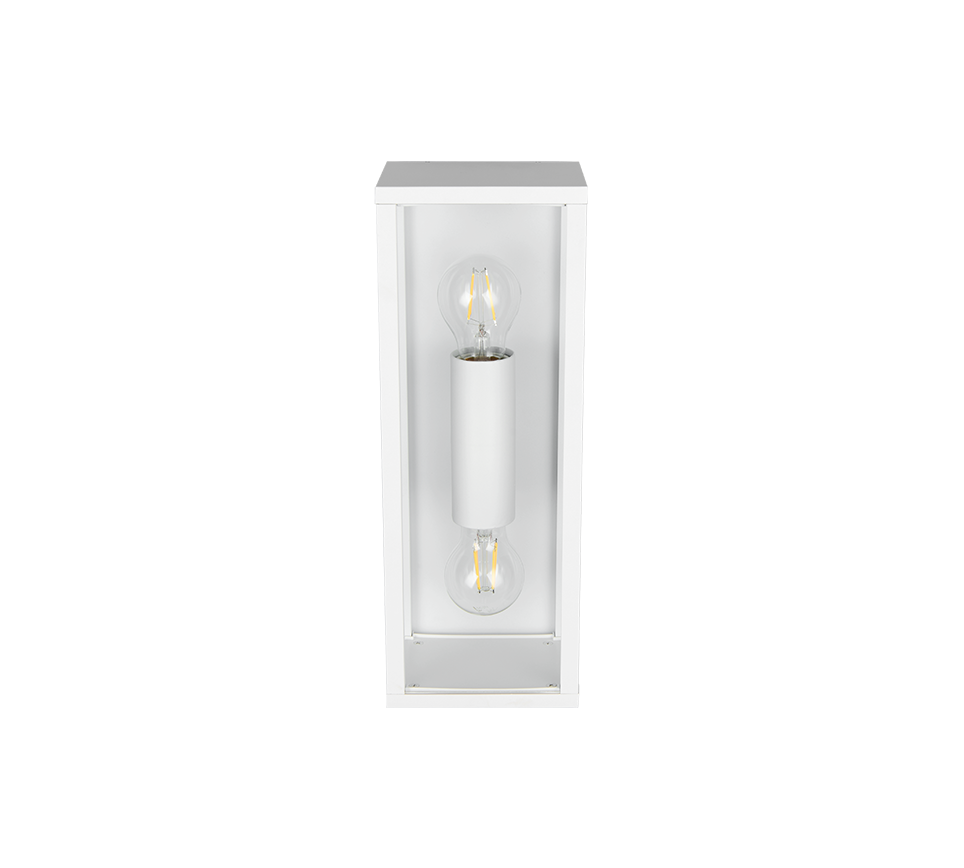 Seinavalgusti 2xE27 matt valge - Image 8