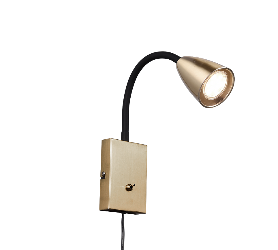 Seinavalgusti GU10 matt messing