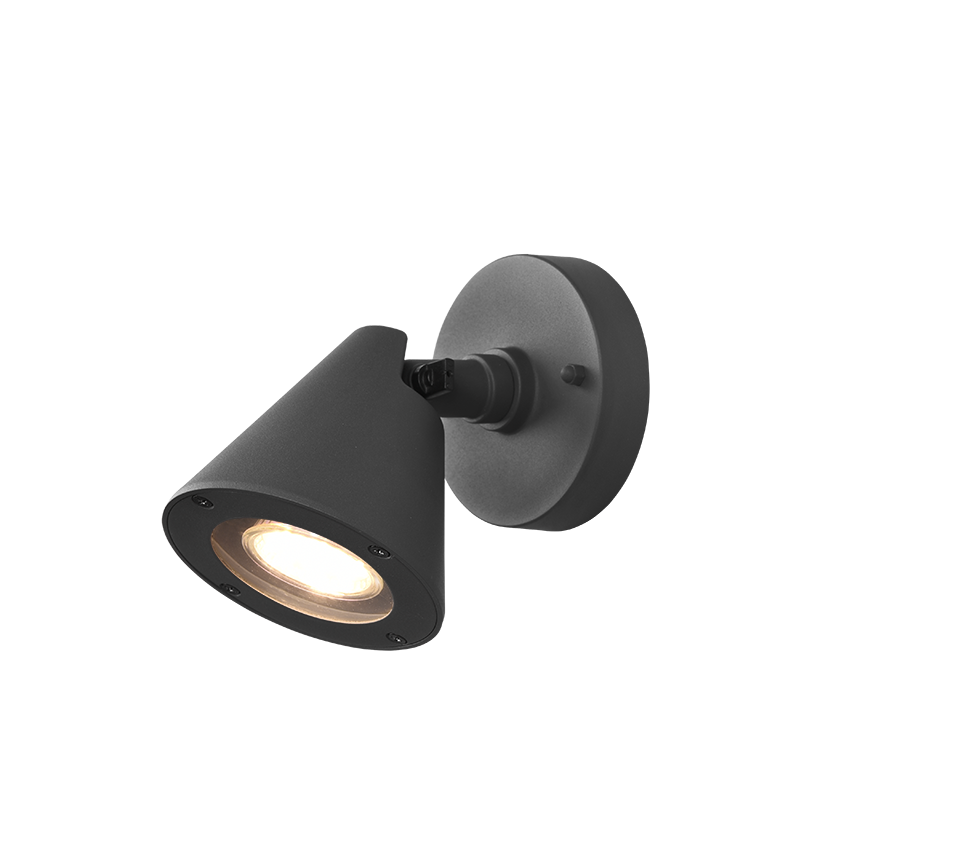 Seinavalgusti GU10 antratsiit