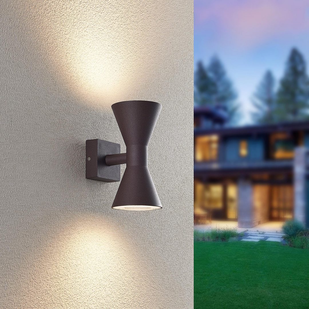 Seinavalgusti 2 tk GU10 rustikaalne - Image 2