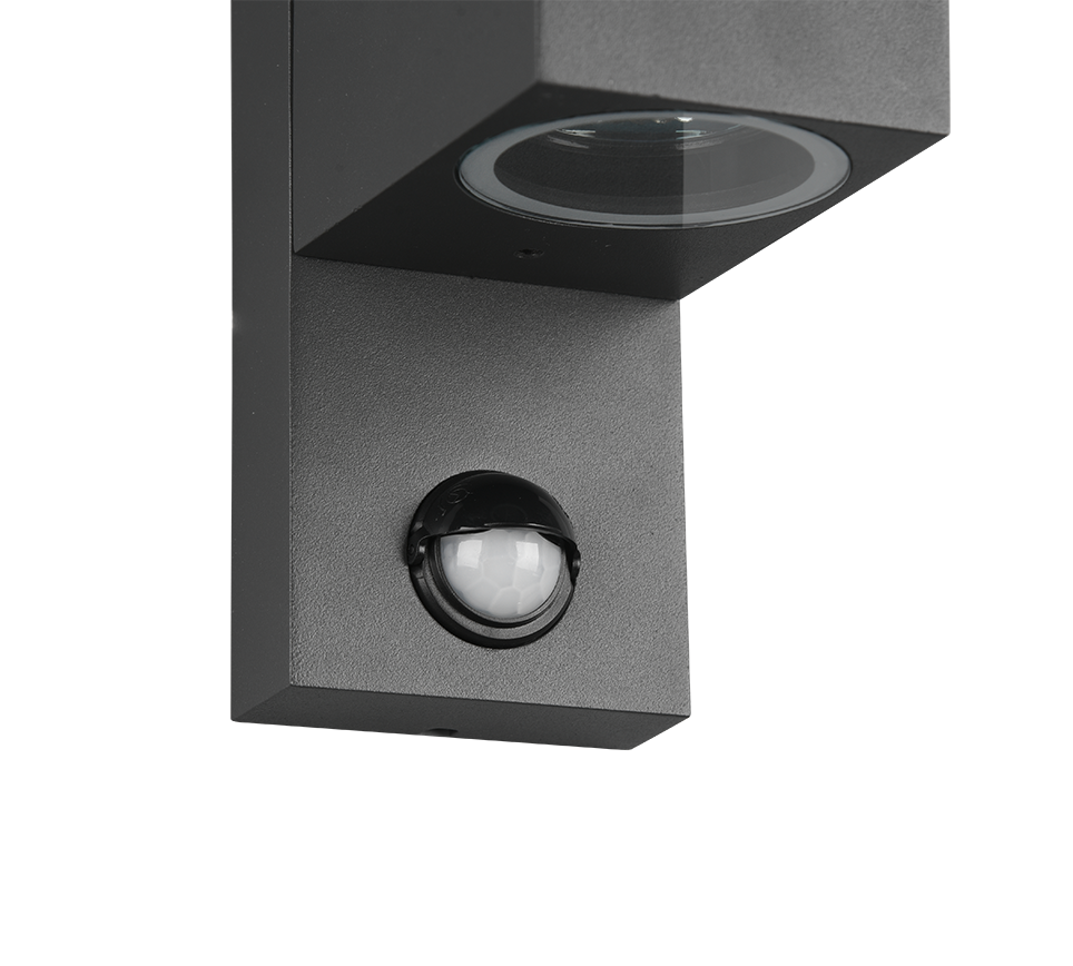 Seinavalgusti GU10 antratsiit ruudukujuline liikumisanduriga - Image 3