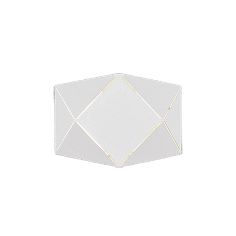 Seinavalgusti Zandor 18 cm matt valge