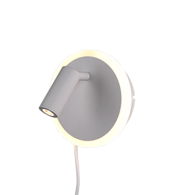 Seinavalgusti LED matt valge