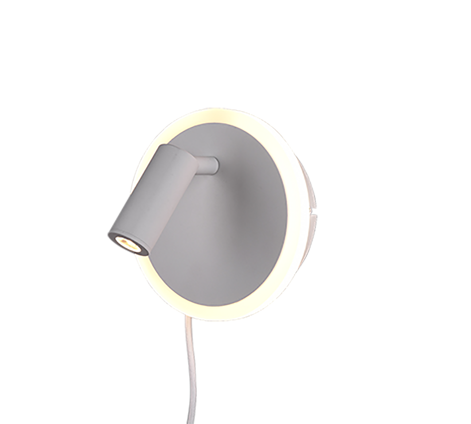 Seinavalgusti LED matt valge