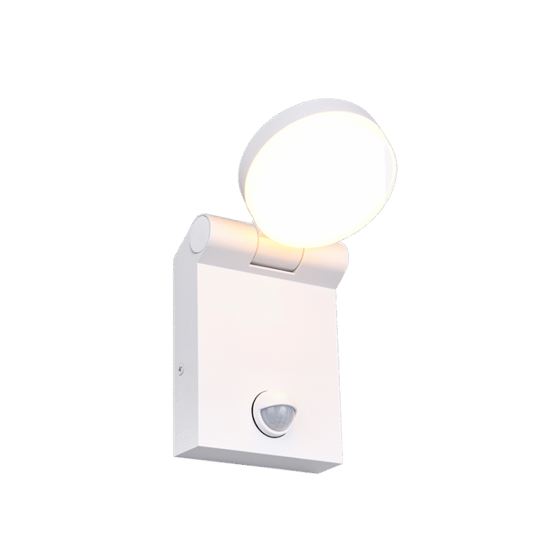 Seinavalgusti LED matt valge liikumisandur