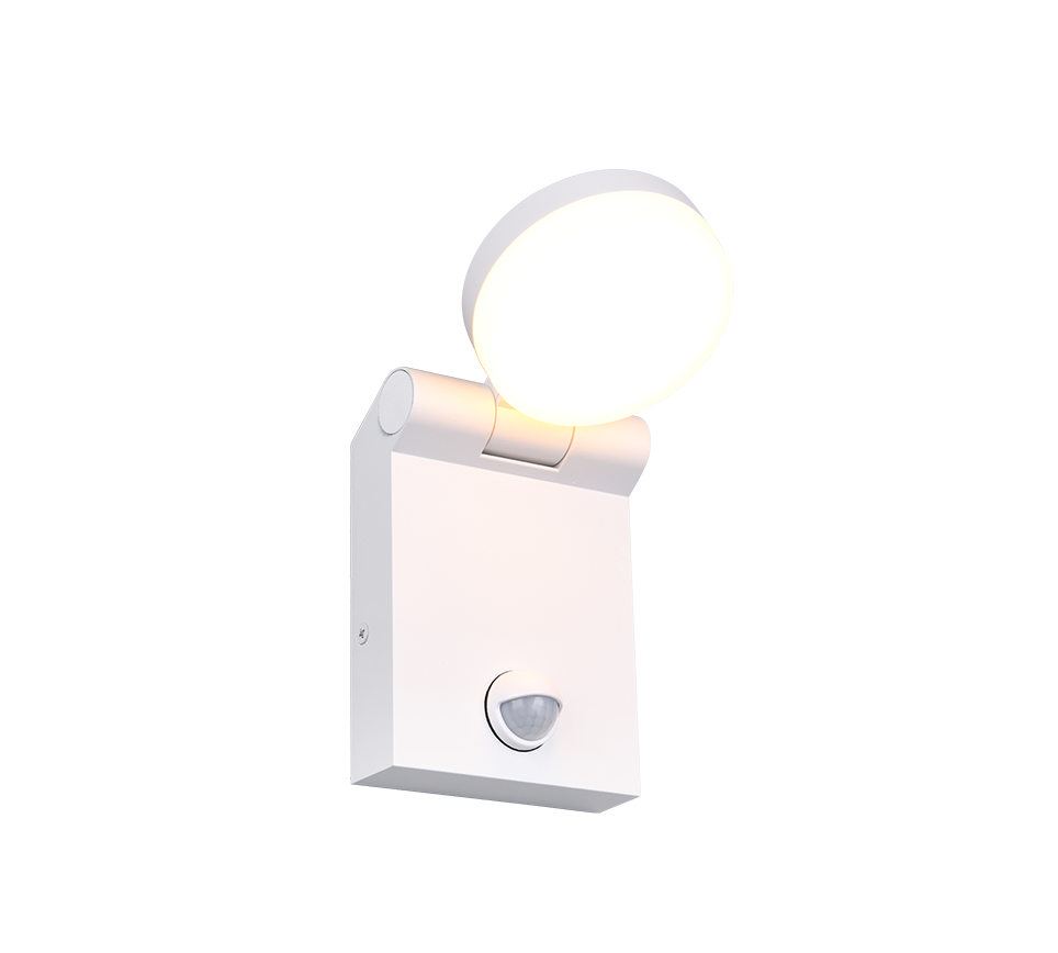 Seinavalgusti LED matt valge liikumisandur