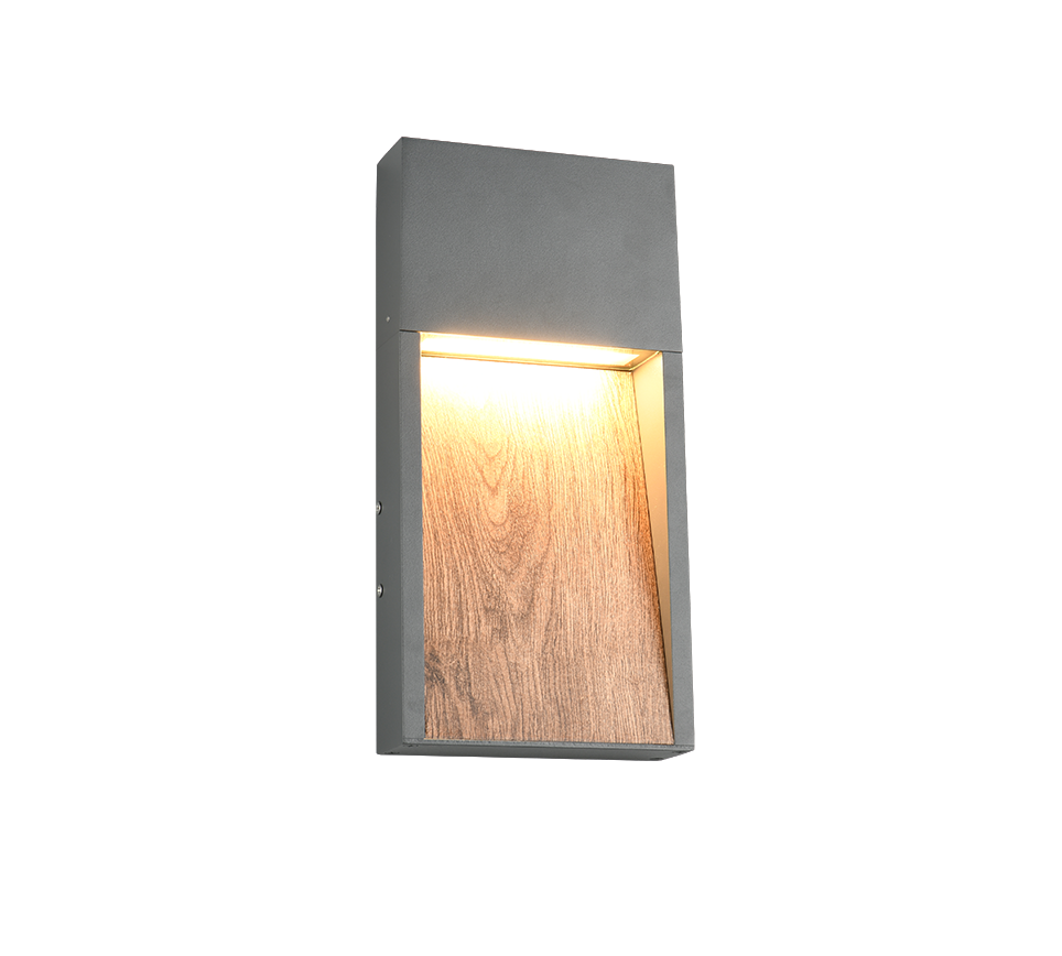 Seinavalgusti LED puidust/ankrüüt