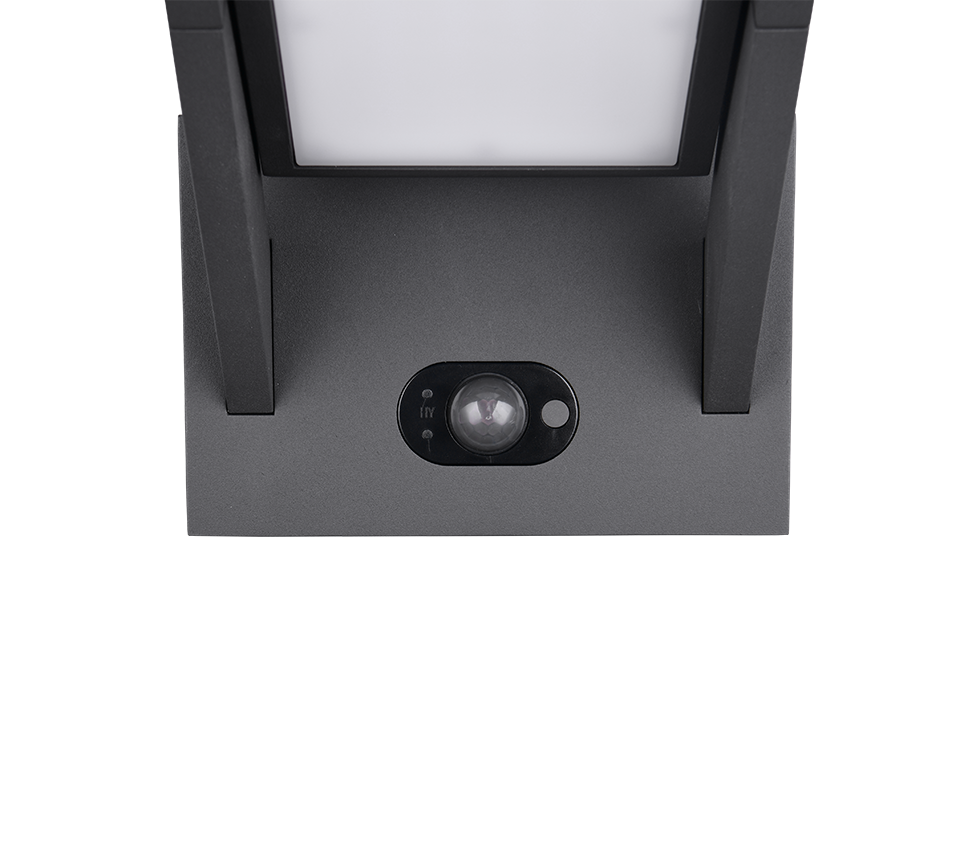 Malawi hübriidne päikese LED seinavalgusti antratsiit laaditav liikumis- ja hämarustundlik andur - Image 3