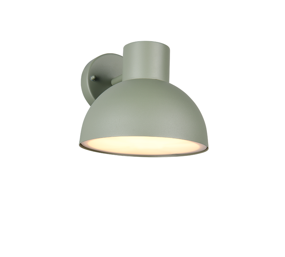 Seinavalgusti E27 roheline