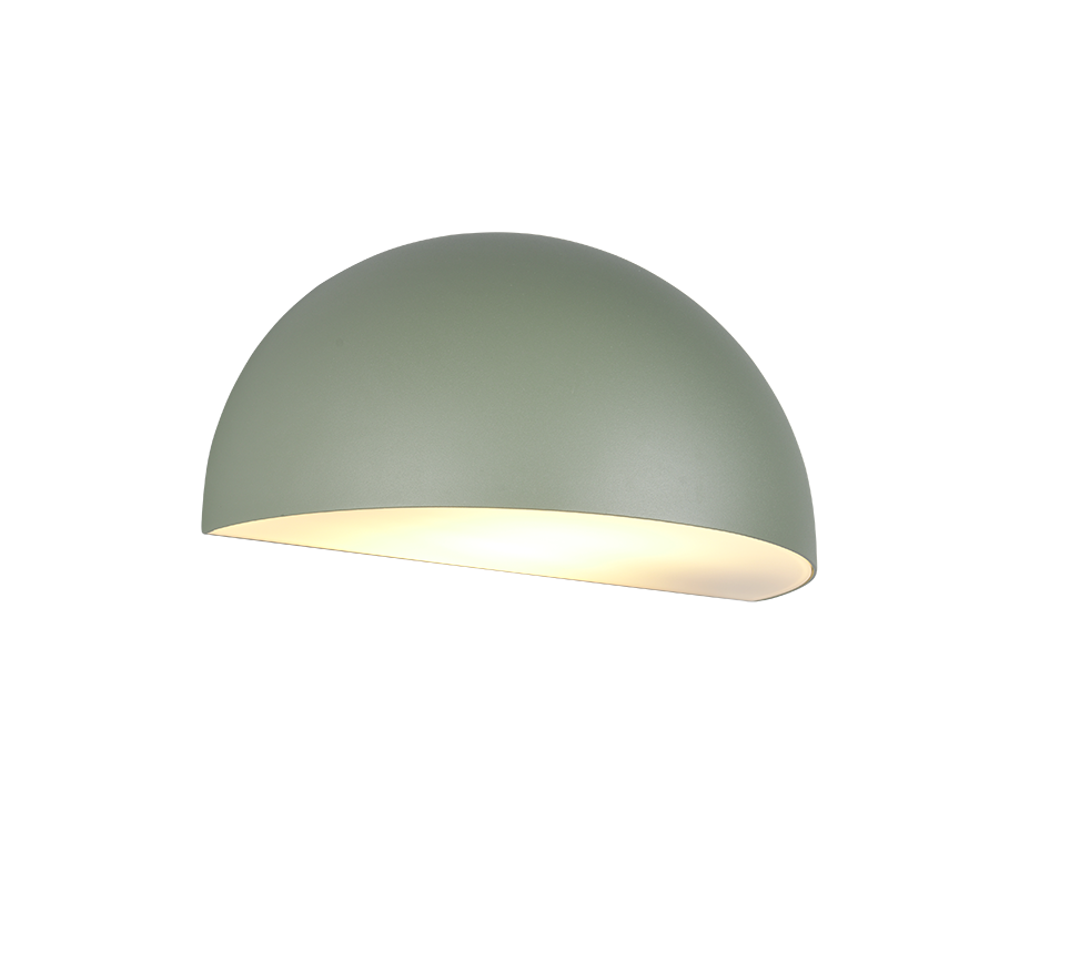 Seinavalgusti E27 roheline