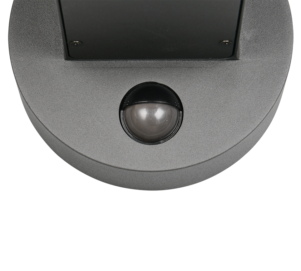 Seinavalgusti E27 antratsiit/puit liikumisanduriga - Image 3